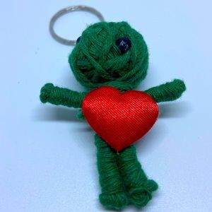 Voodoo doll keychain